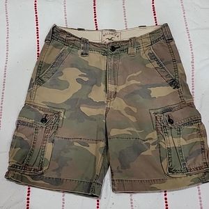 Hollister Camo Cargo Shorts